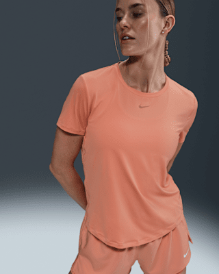 ★ Nike★ One Classic Dry Fit Short Sleeve Top W Apricot Ag Nike One Classic Dri-FIT Short Sleeve Top Women - apricot